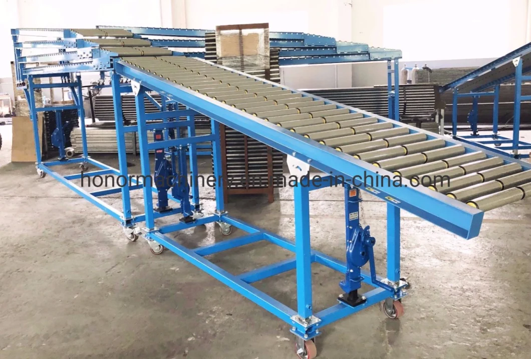 Telescopic Unloading Roller Conveyor, Vehicle Loading Conveyor, Vehicle Unloading Conveyor