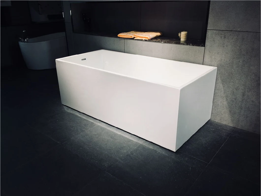 2018 Hot Selling Freestanding Tub Simple Soaking Bath Tub