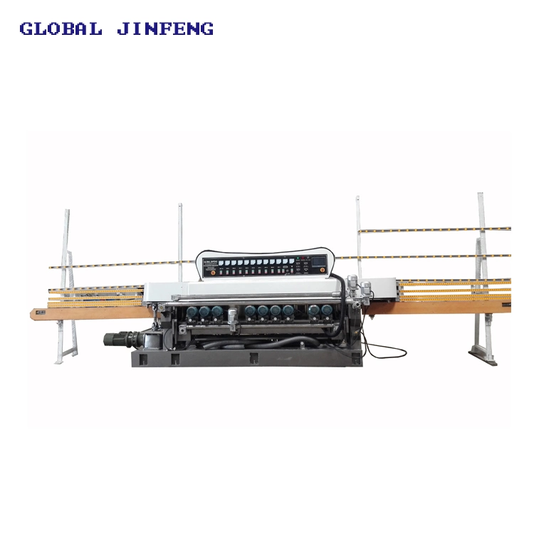 (JFB-361) 10 Motor Automatic Glass Straight Line Bevel Grinding Machine for Glass Processing