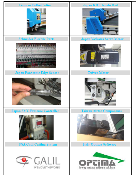 CNC Automatic Glass Cutting Machine for Different Size