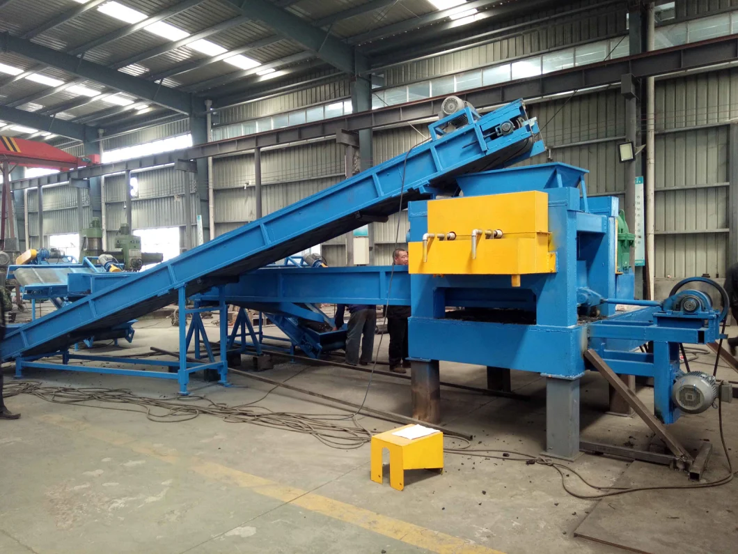 Reclaimed Rubber Producing Line Waste Tyre Cutting Line