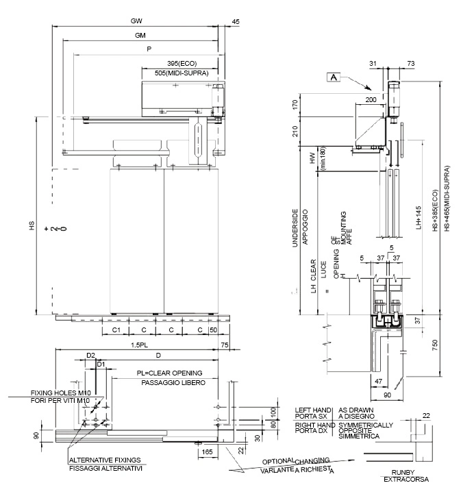 Opening Car Door / Electric Door Opener for Passenger Elevator