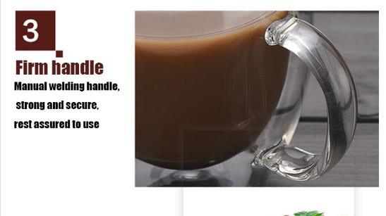 New Product Double-Layer Heat Resistant Double Wall Glass Tea Cup with Lid and Infuser