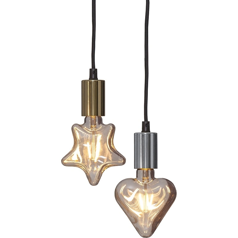 Vintage Decorative LED Filament Bulb Star Heart