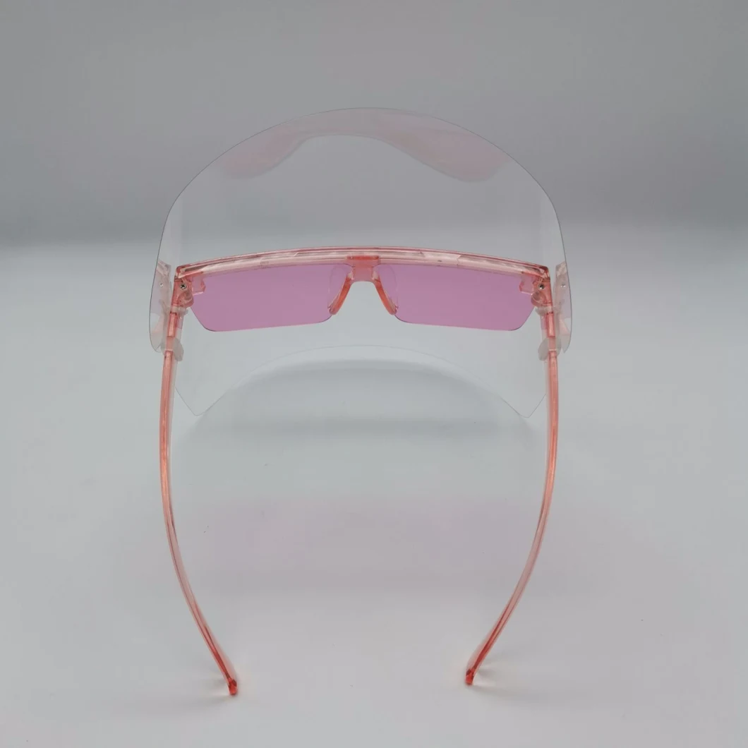 Womens Female Sunglasses Trendy Colorful Face Shield Sunglasses Shades Sunglasses with Candy Color Lens