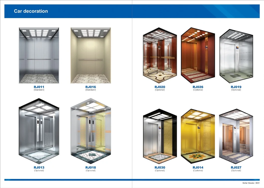 Customized Design Passenger Elevator by Srh Elevator