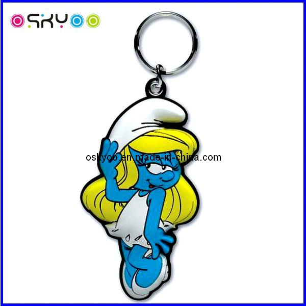 Custom 3D Logo Promotion Gift Soft PVC Rubber Keychains