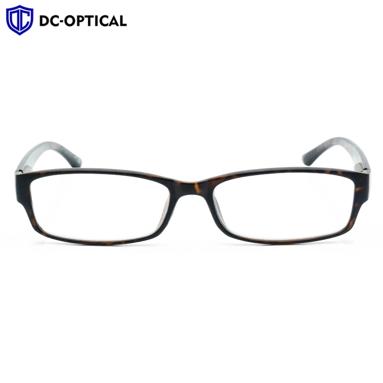 Square Shape Eyewear Eye Glasses Black Plastic Reading Glasses