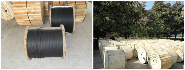 24 Core Fiber Optic Duct Cable Steel Tape Armored GYTS
