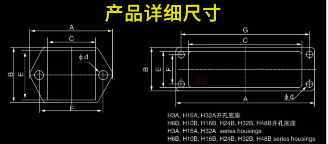 He-24-1 Heavy Duty Connector, Ce Proved High Quality Heavy Duty Connector, ISO9001 Proved Heavy Duty Connector