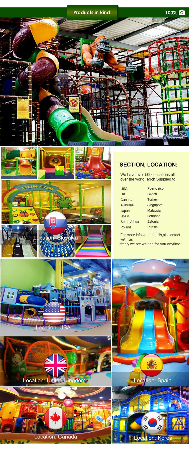 Mich Children Playground Indoor Playground Kids Indoor Playground