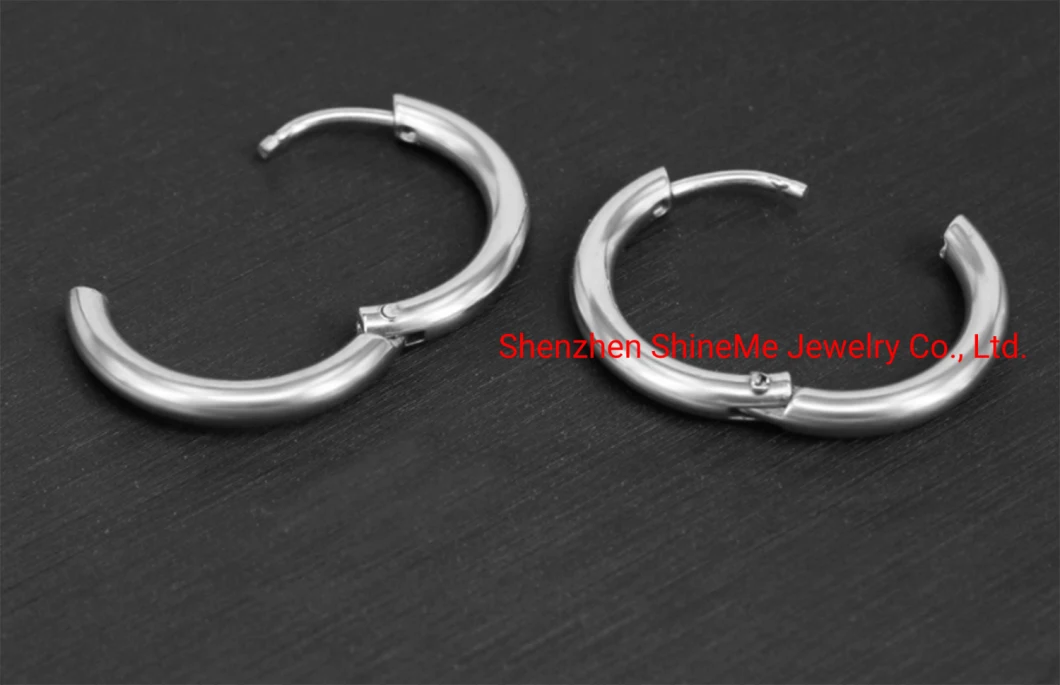 Fashion Jewelry Ear Hoop Earrings Female Circle Round Earrings Small Jewelry Stainless Steel Earrings Ssp008