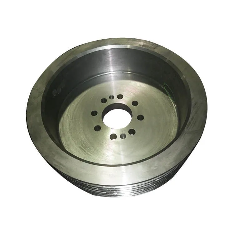 Densen Customize Steel Forged Machining Elevator Wheel, Lift Spare Parts Traction Wheel Manufacturer