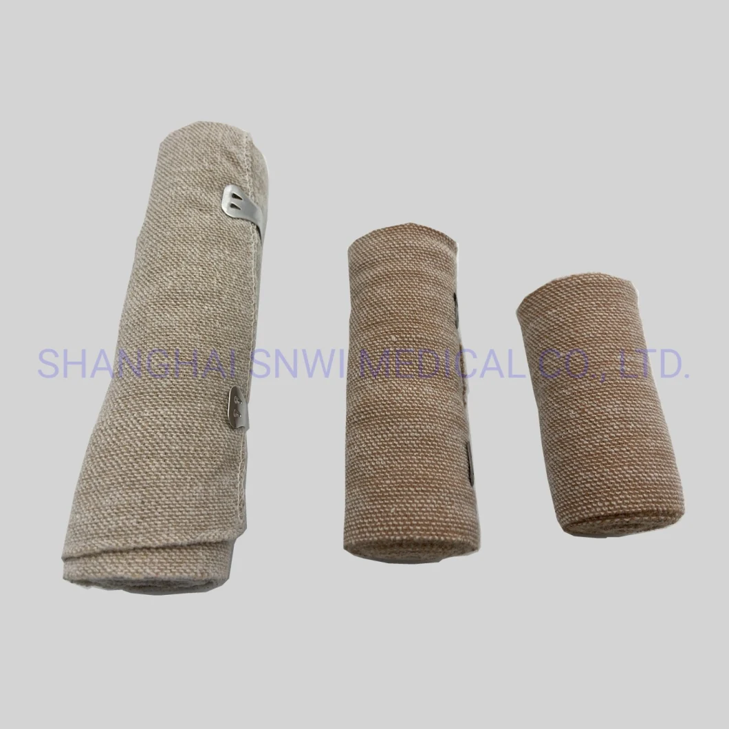 CE&ISO Certificate Spandex Crepe Elastic Bandage with Red