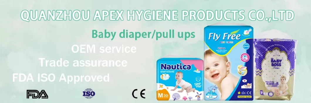 Wholesale High Quality Leak Guard with Frontal Tape Disposable Baby Diaper