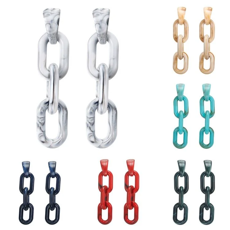 Acrylic Earrings for Women Multicolor Resin Earrings for Girl Statement Dangles Drop Earrings