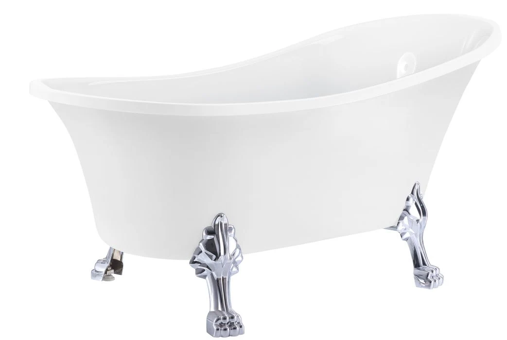 2020 Ce/Cupc Approval Economic Bathrooom Indoor Classic Acrylic Clawfoot Bathtub