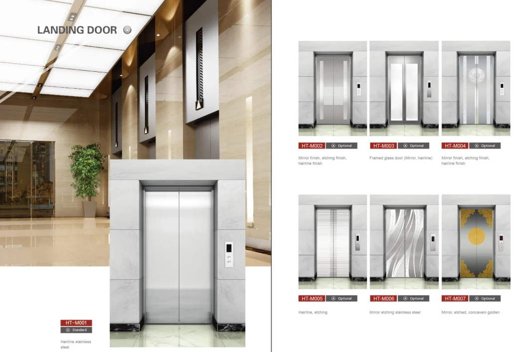 High Grade Center Opening Passenger Elevator with High Speed&Safety