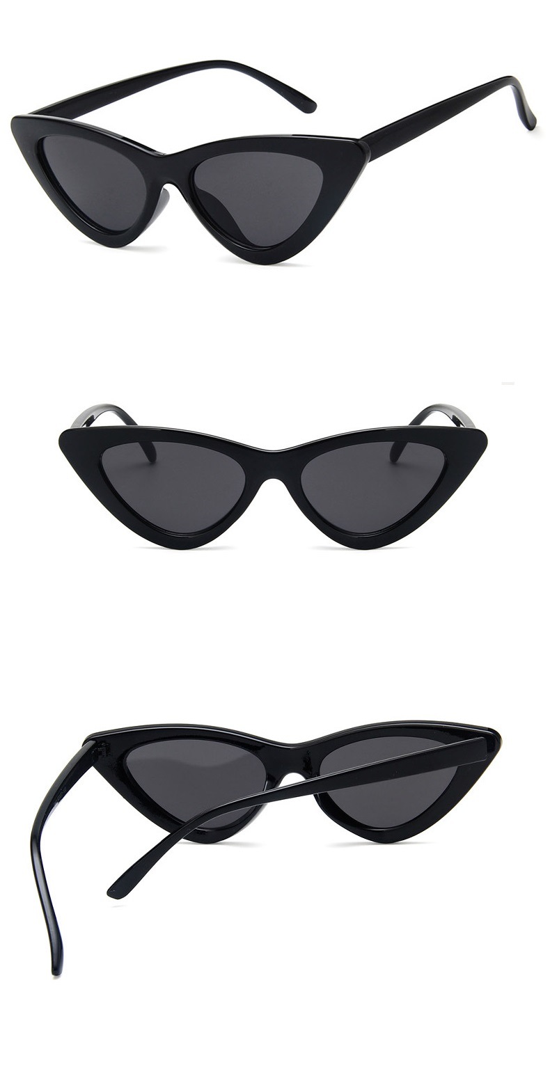 Retro Triangle Cat Eye Sunglasses Sunglasses Sunglasses Metal Hinge