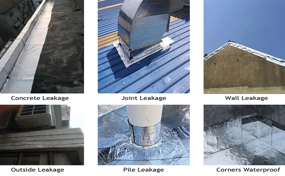 Weathering Resistance Roof Repair Waterproof Tape Butyl Bitumen Rubber Tape