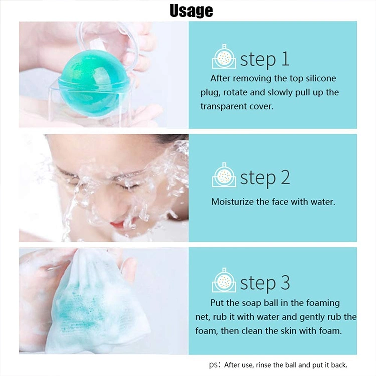 Gilt Jelly Mite Cleansing Ball, Amino Acid Magic Dragon Ball Mite Soap Deep Cleansing