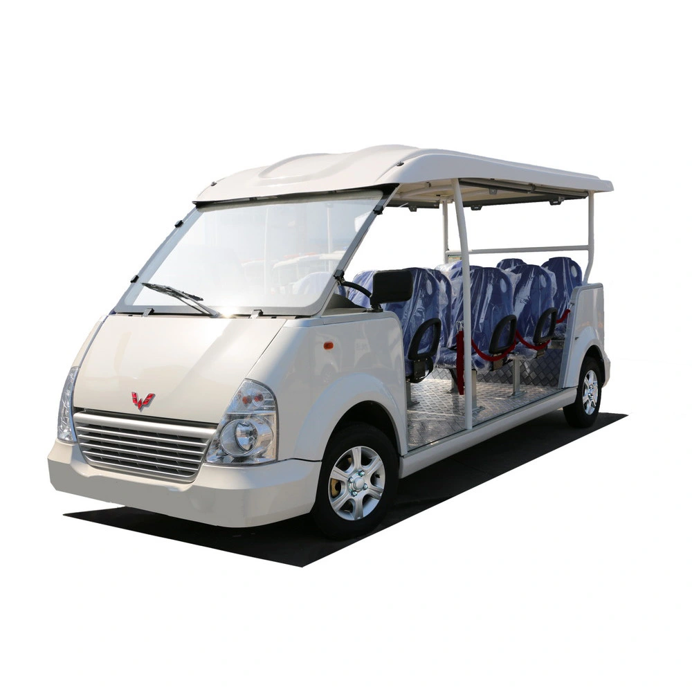 11 Seater Fully Enclosed Style Gasoline Holiday Car Fuel Oil Sightseeing Bus Gasoline Powered Sightseeing Car