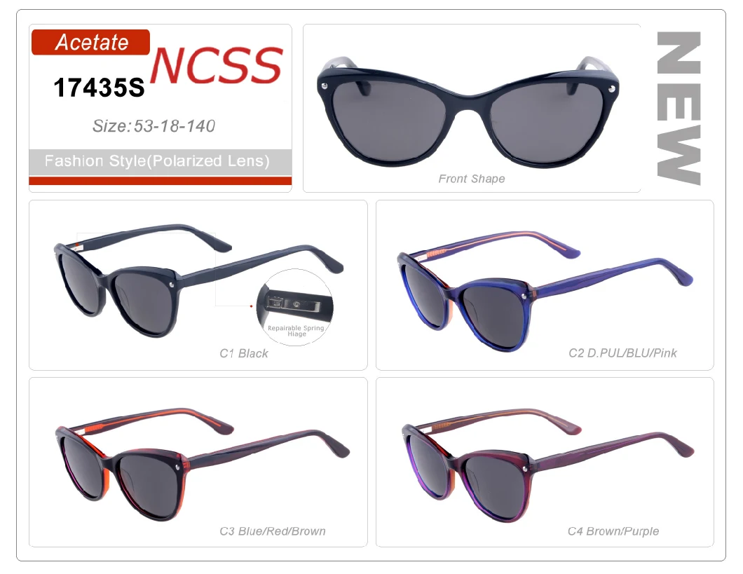 Cool Style Unisex Full Frame Polarized Sunglasses New Fashion Design