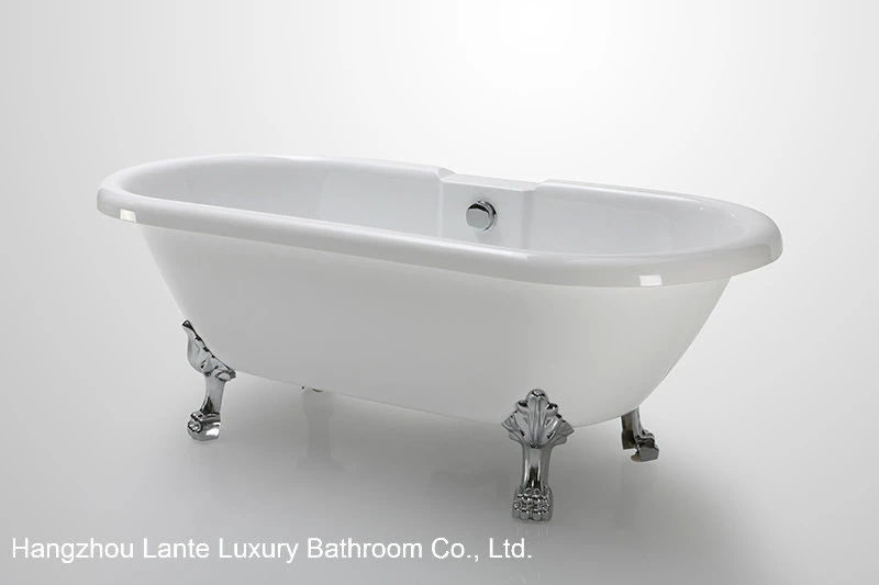 Acrylic Simple Bathtub with Four Claw Feet (LT-18T-2)