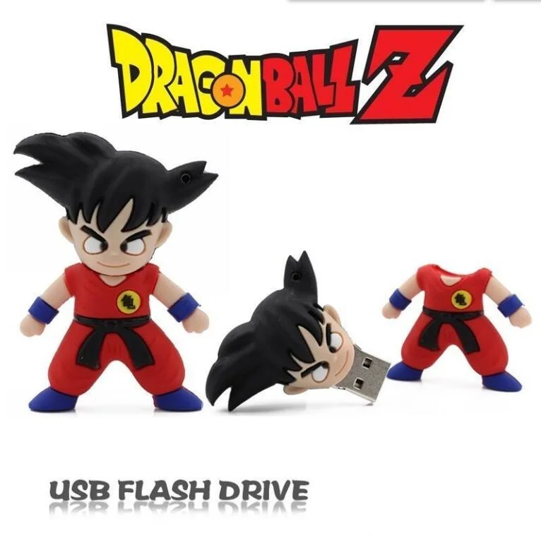 Cartoon Dragon Ball Goku Model USB 2.0 Memory Stick Flash Pen Drive