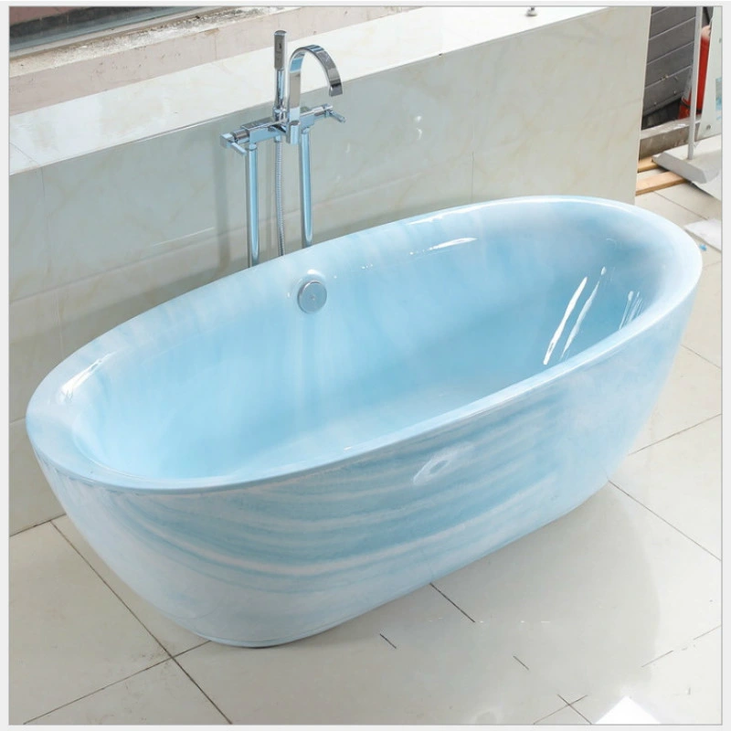 Modern Design Rectangle Acrylic Freestanding Bath Tub