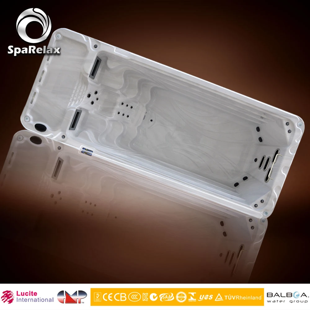 Sparelax Fiberglass Refreshing 2-Person Acrylic Bathtub Hot Tub Swim SPA Swimming SPA Bathtub 5D70