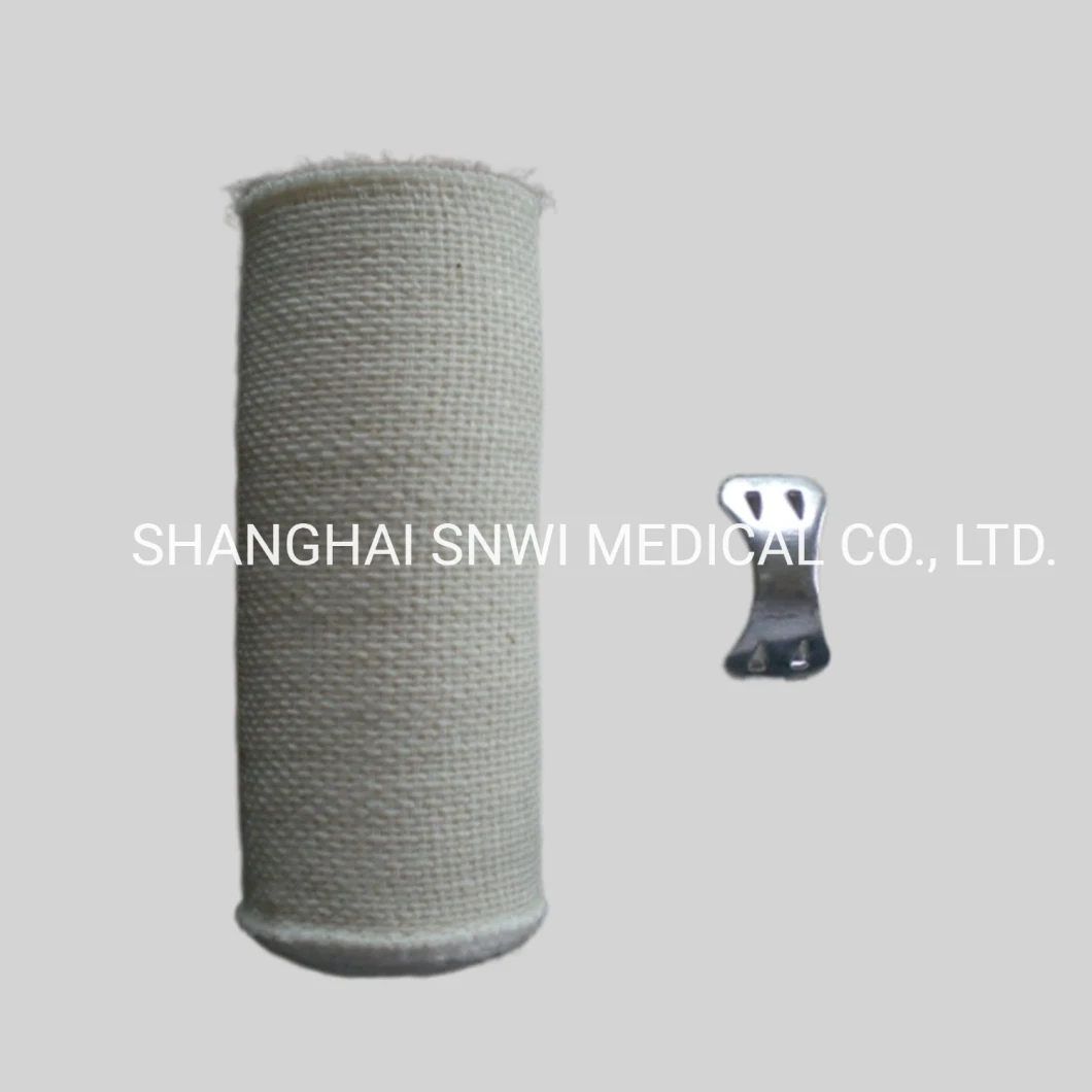 Disposable Medical Supply 100% Cotton Elastic Crepe Bandage Used in Hospital