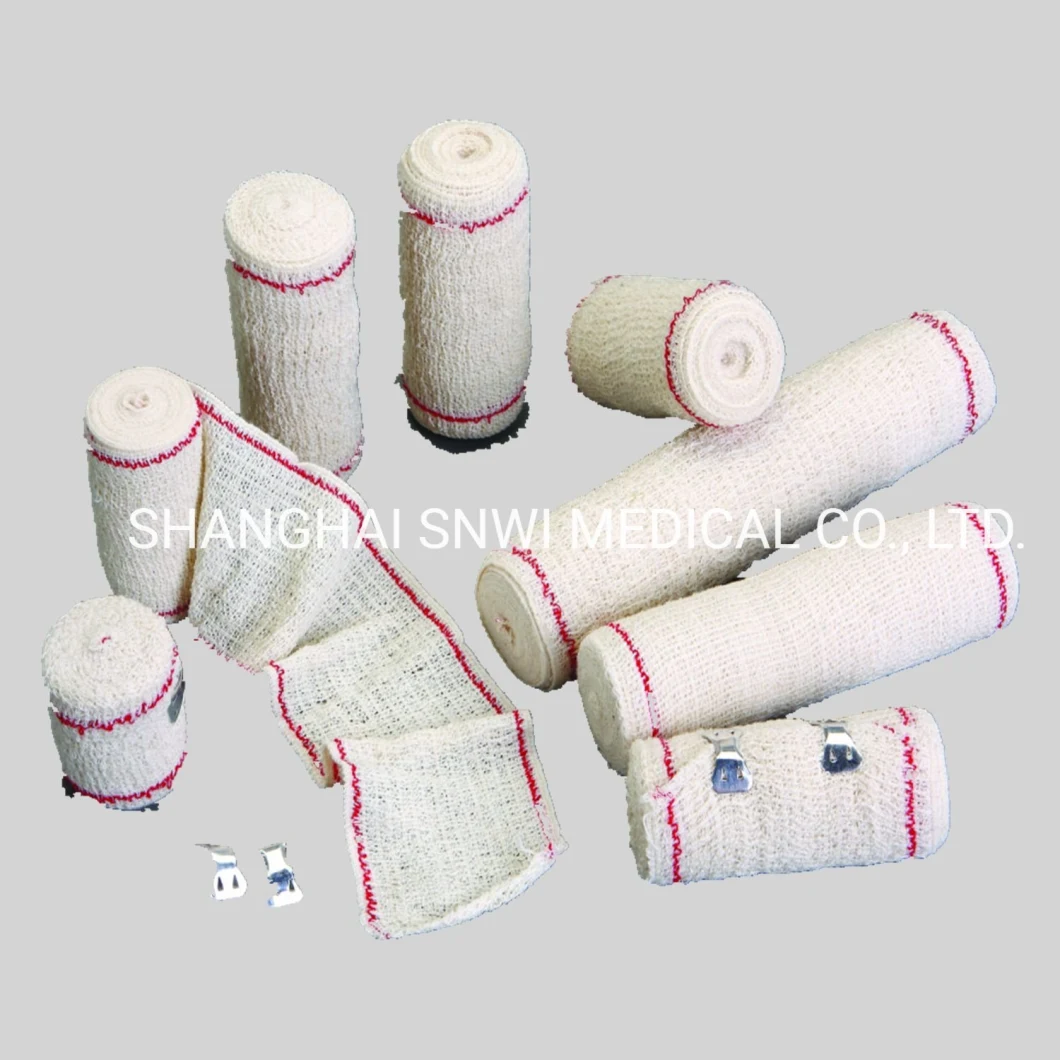 Disposable Medical Supply Elastic Cotton Crepe Bandages Used in Hospital