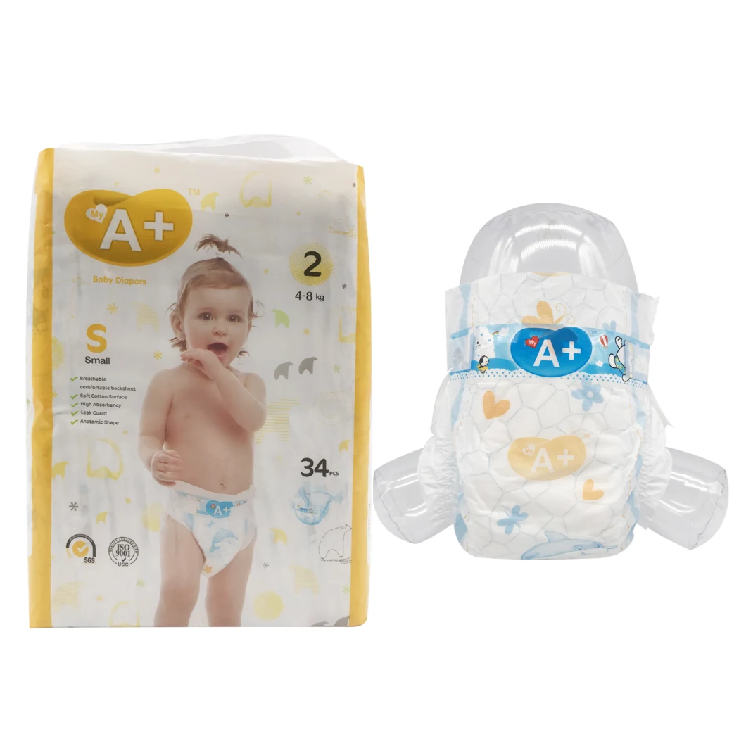 Disposable Sleepy PE Tape Baby Diaper Breathable Diaper for Baby