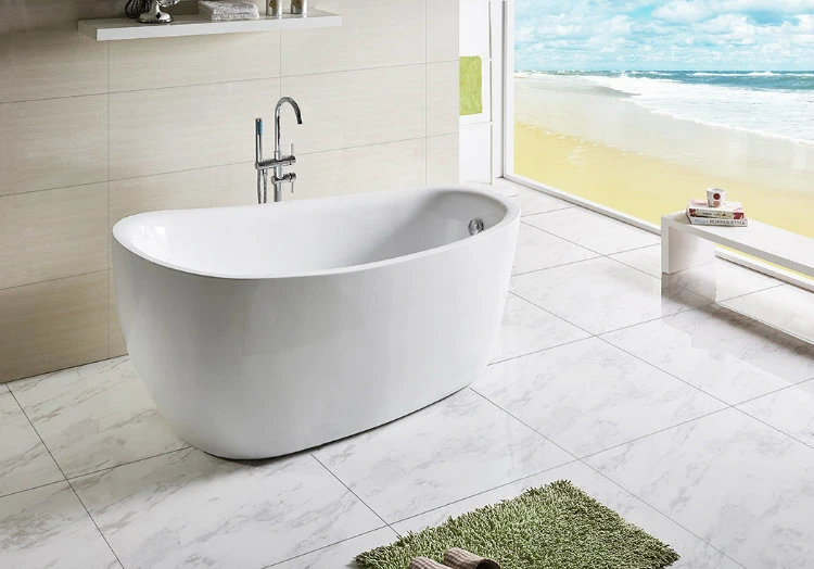 Woma 59''/1500*750*690mm Popular Simple Acrylic Bathroom Bathtub (Q168)