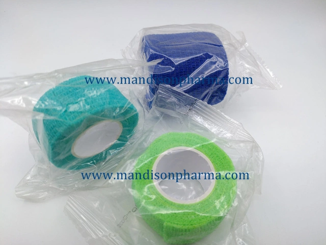 Non-Woven Elastic Cohesive Bandage 2.5cm, 5cm, 7.5cm, 10cm Bandage