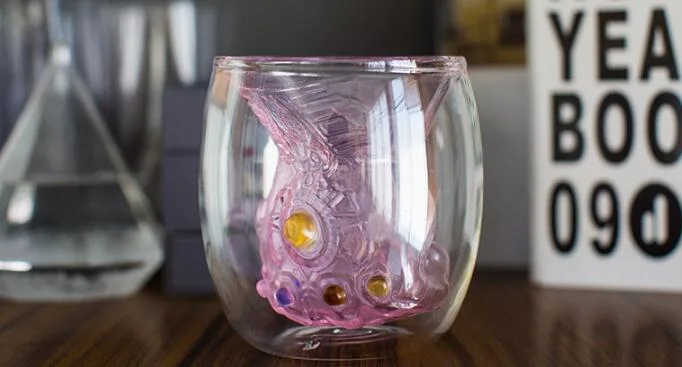 Thanos Cup The Revengers Gift Cup Birthday Gift Cup Creative Double Wall Glass Cup