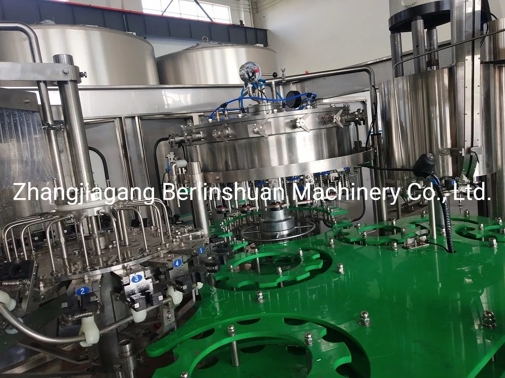 Full Automatic Glass Bottle Crown Cap Wine/Alcohol/Liquor/Spirits/Beer Washing Filling Capping Bottling Machine