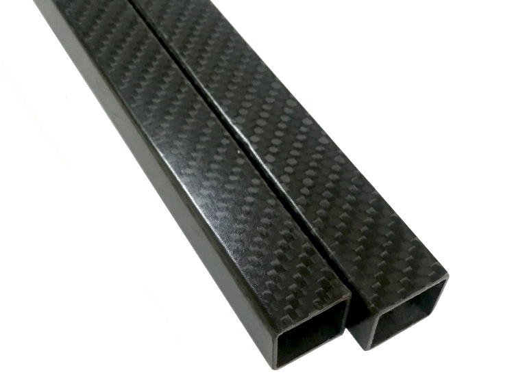 Abrasion Resistant 3K Weave Carbon Fiber Products Carbon Fibre Square Pipe