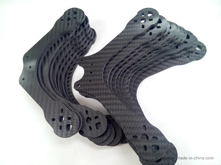Professional Supplier High Strength Light Weight CNC 3K Carbon Fiber Sheets for RC Cars Parts