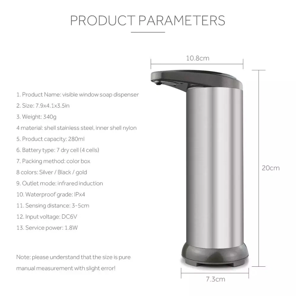 Automatic Soap Dispenser / Infrared Sensor Soap Dispenser