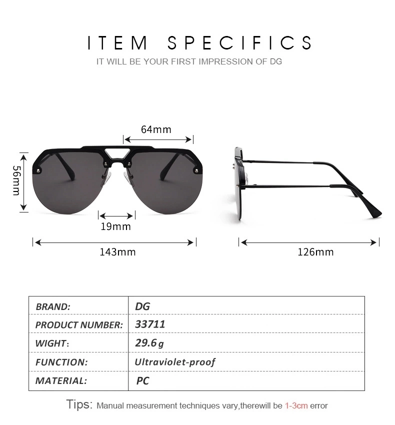 Kenbo Eyewear Luxury Half Frame Sunglasses Fashion Aviation Styles Women and Men Sun Glasses 2021