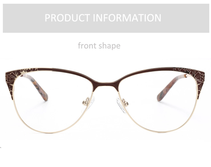 2020 Optical Frame High Quality Oval Shape Wholesale Metal Glasses