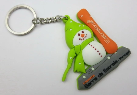 Promotional Keychain with Client Logo, Pvckey Chain, PVC Promotional Gift, Keychain