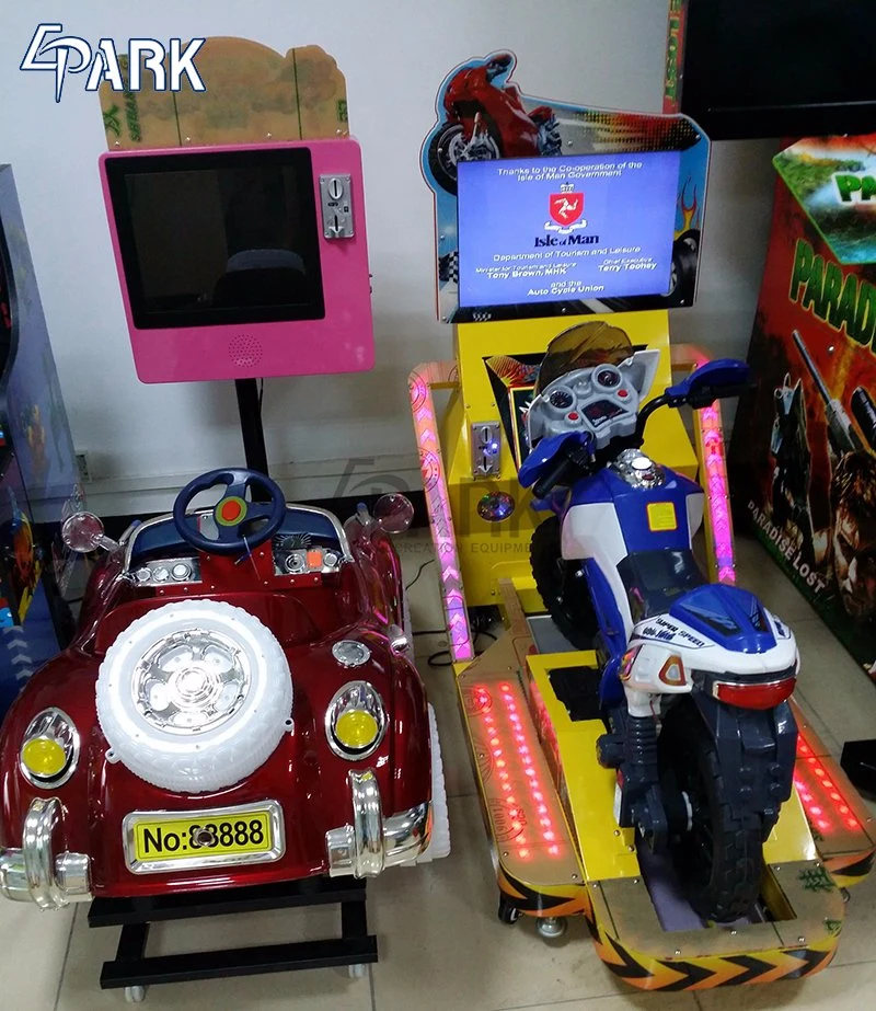 Coin Operated Motor Racing Game Machine for Shopping Malls