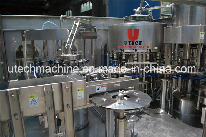 Automatic Glass Bottle Beverage Liquid Mineral Water Washing Filling Capping Bottling Machine