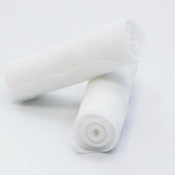 Medical Cotton Polyester with Woven Edges Elastic PBT Conforming Bandage