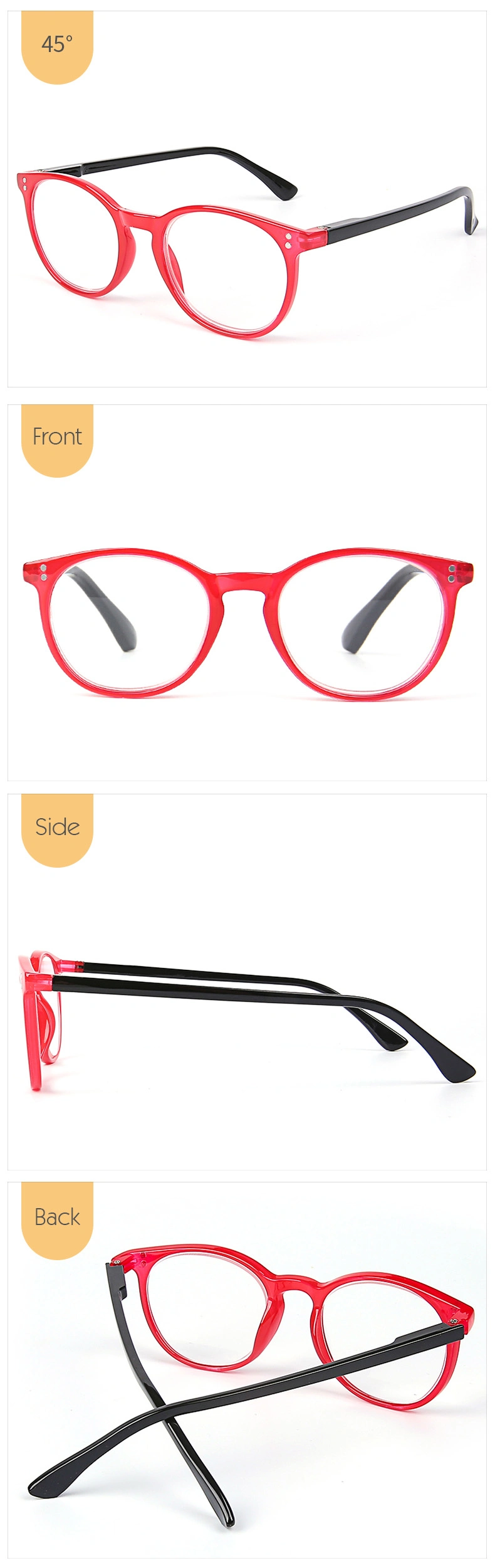 New Style Gafas De Lectura Fashionable Retro Reading Glasses