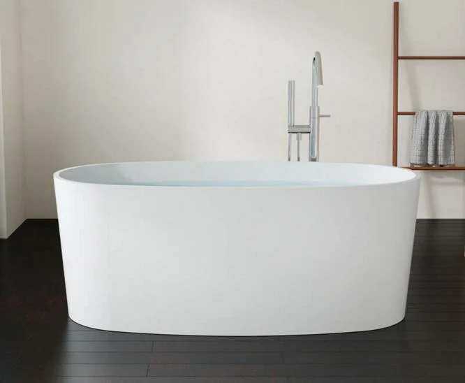 Oval Shape Freestanding Soaking Tub for Bathroom Usage