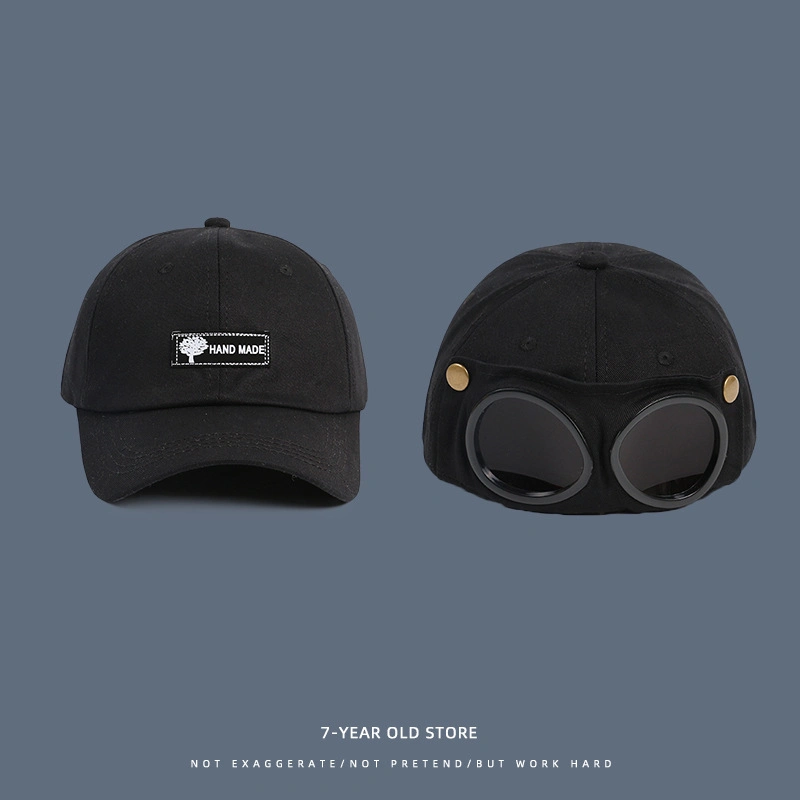 New Fashion Aviator Hats, Caps with Sunglasses, Aviator Caps Sports Caps